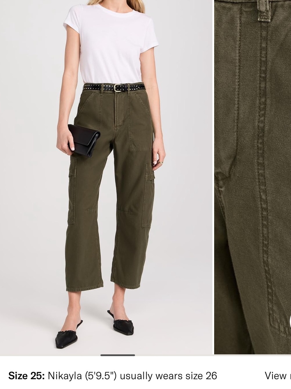 Citizens Of Humanity Marcelle Cargo Pants 26